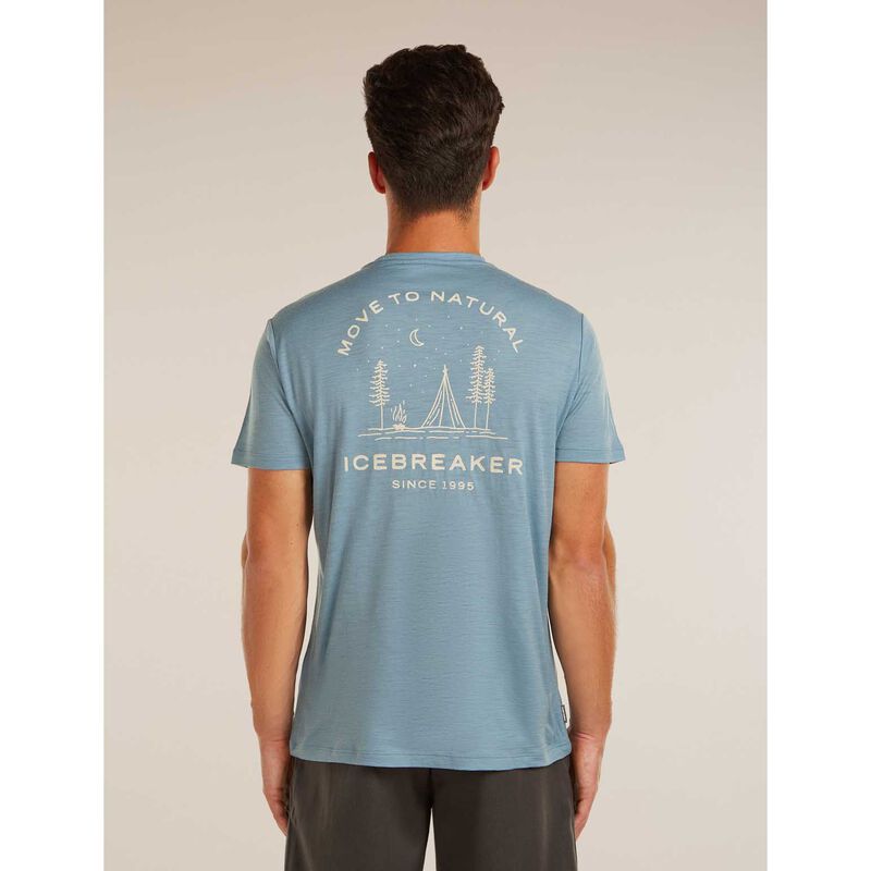 Icebreaker M Merino 150 Tech Lite SS Tee Peaceful Pass image number 5